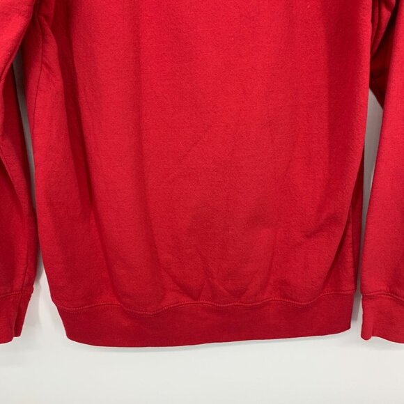 Disney Sweatshirt Red Minnie Mouse Graphic Long Sleeve Pullover - Picture 8 of 8